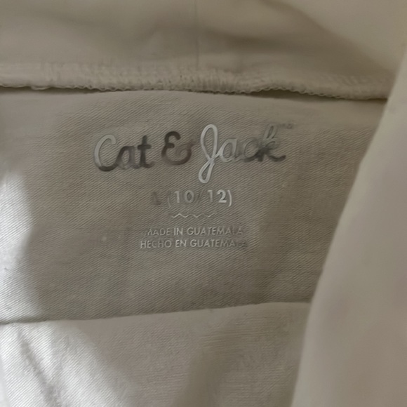 Cat & Jack Girls White Turtleneck L 10/12 - Picture 3 of 3
